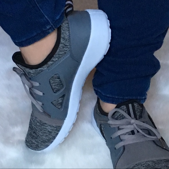 Gray Slip On Sneakers - Picture 4 of 8